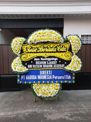 Papan Bunga Duka di Sirnajaya