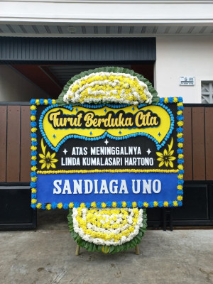 Papan Bunga Duka di Sirnajaya